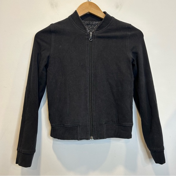 Lululemon Ivivva Wherever You Go Reversible Bomber Jacket Black - Picture 8 of 10